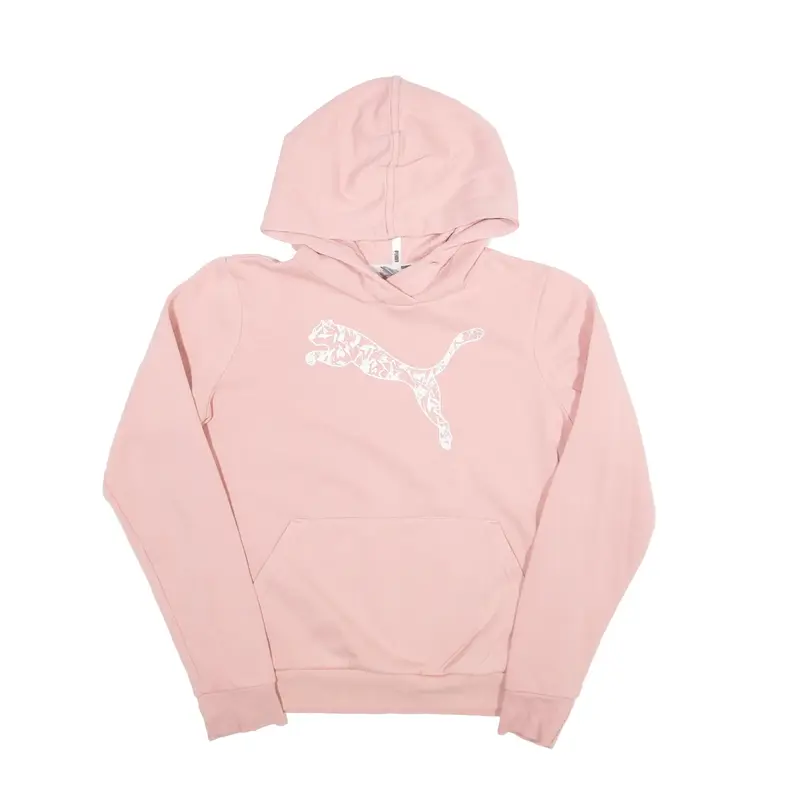 PUMA Hoodie Pink Pullover Womens XS