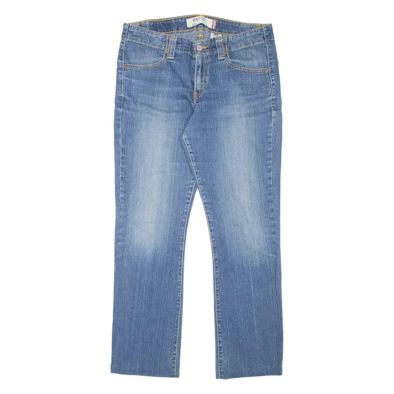 LEVI'S Womens Jeans Blue Regular Straight Stone Wash W32 L28