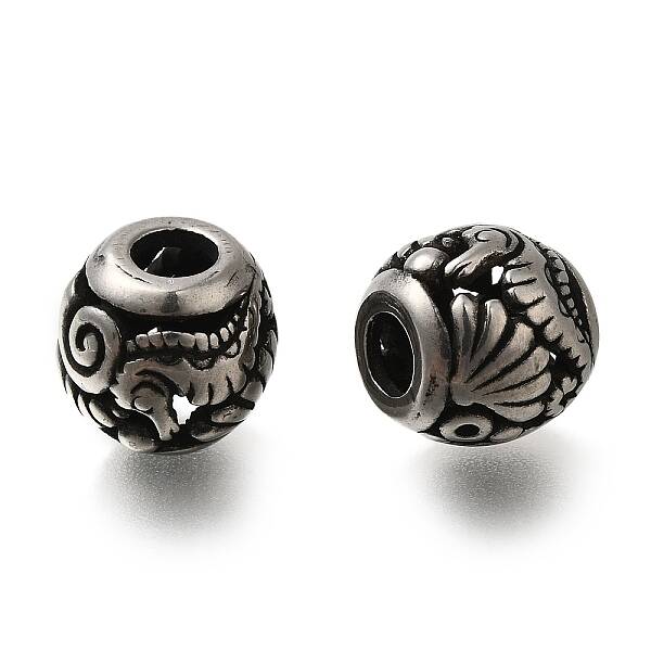 304 Stainless Steel European Beads
