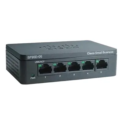 SF90D-05 Cisco 90 Series 5 x Ports 10/100Base-T Unmanaged Fast Ethernet Network Switch