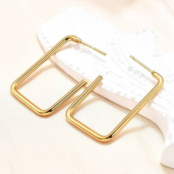 201 Stainless Steel Stud Earrings