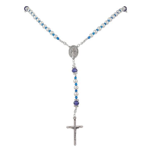 Acrylic & Glass Rosary Bead Necklaces
