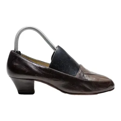 HASSIA Court Heels Brown Leather Womens UK 2.5