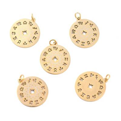 Ion Plating(IP) 201 Stainless Steel Pendants