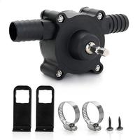 Mini Electric Drill Pump for Water Gasoline Oil Diesels Fluid Transfer Pump Mini Hand Self-Priming Quick Pumping Speed