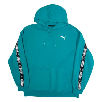 PUMA Womens Blue Hoodie L