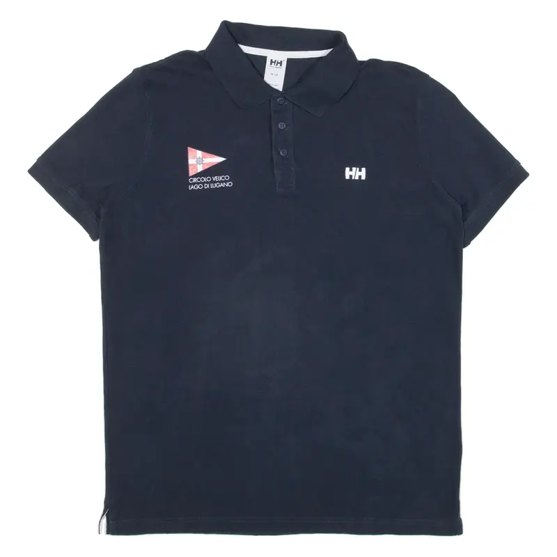 HELLY HANSEN Mens Polo Shirt Blue M