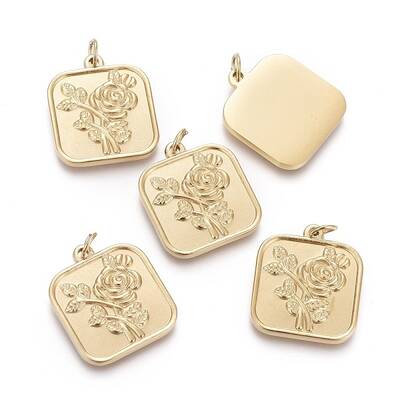 Valentine's Day Ion Plating(IP) 304 Stainless Steel Pendants