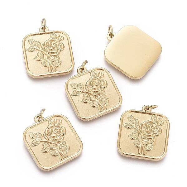 Valentine's Day Ion Plating(IP) 304 Stainless Steel Pendants