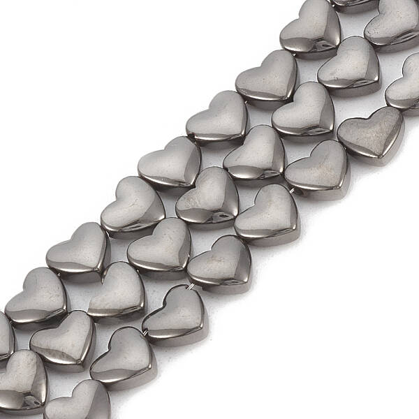 Electroplate Non-magnetic Synthetic Hematite Beads Strands