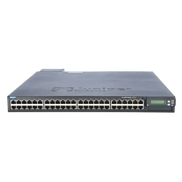 Juniper EX4200-48PX-TAA | EX4200 Series EX4200-48P 48 x RJ-45 Ports PoE+ 10/100/1000Base-T + 4 x Ports GBE Uplink Module Laye...