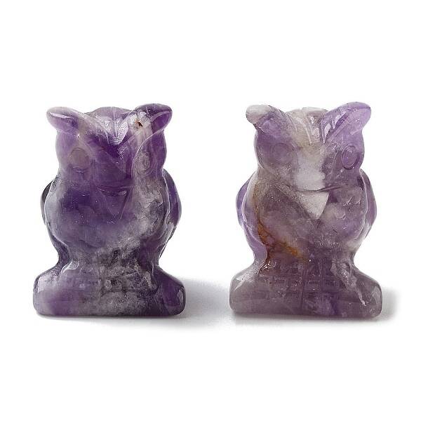 Natural Amethyst Carved Figurines