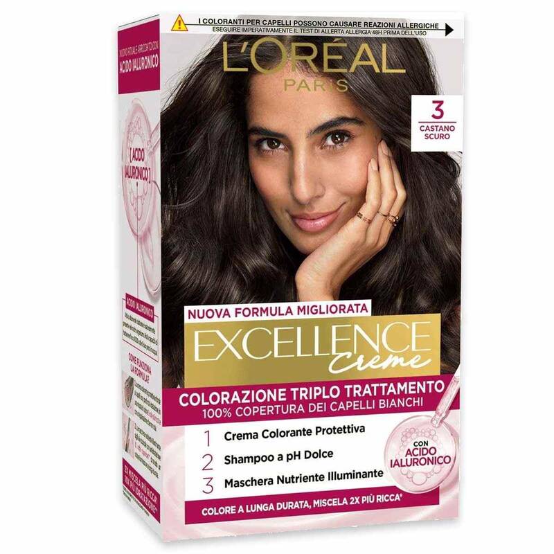 L'Oreal Excellence Triple Treatment Color No. 3 Dark Brown