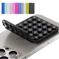 Silicone Suction Cup Phone Case Mount Double Sided, Hands-Free Strong Grip Holder for Selfies and Videos, Silicon Anti-Slip P...