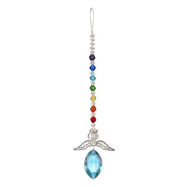 Glass Horse Eye Prisms Suncatchers Hanging Ornaments