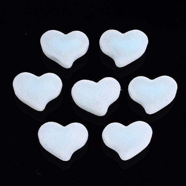 Flocky Acrylic Beads