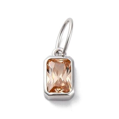 925 Sterling Silver Cubic Zirconia Charms