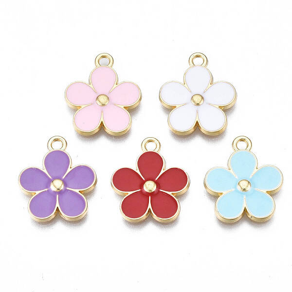 Alloy Enamel Pendants