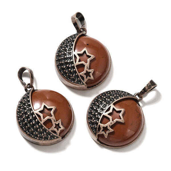 Natural Red Jasper Pendants
