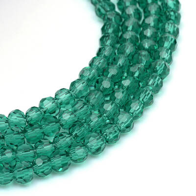 Transparent Glass Bead Strands
