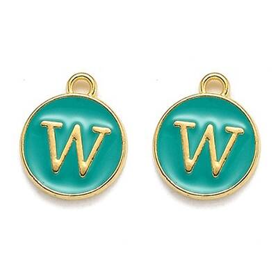 Golden Plated Alloy Enamel Charms