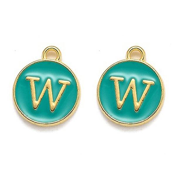 Golden Plated Alloy Enamel Charms