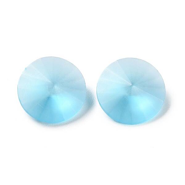 Frosted Glass Rhinestone Cabochons