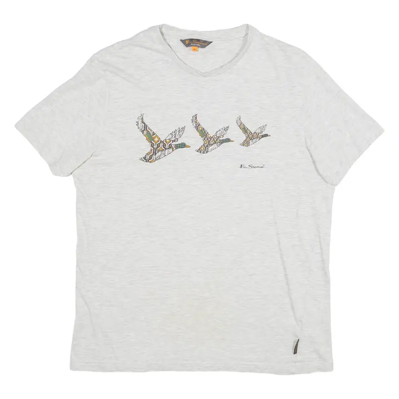 BEN SHERMAN Mens T-Shirt Grey M