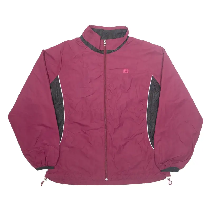 WILSON Womens Jacket Maroon L