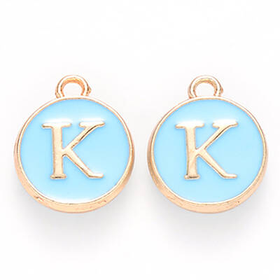 Golden Plated Alloy Enamel Charms