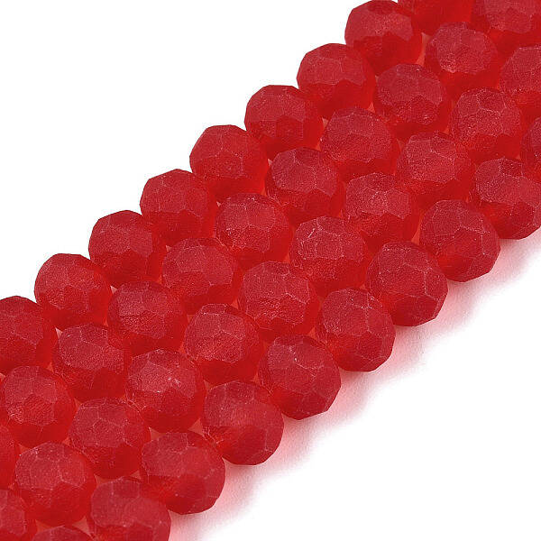 Transparent Glass Beads Strands