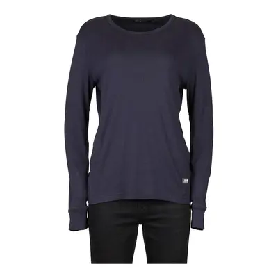 Liu Jo Long Sleeve Top - XL Navy Cotton