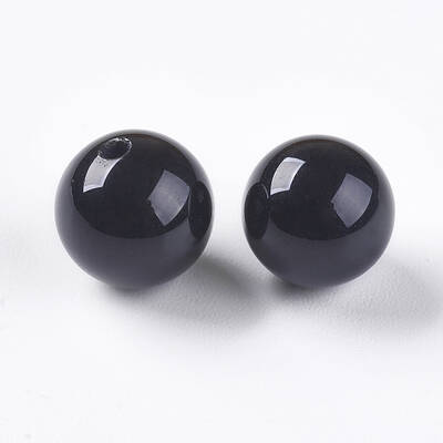 Natural Black Onyx Beads