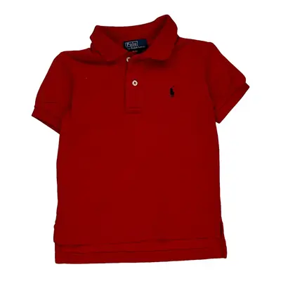 Age 3 Polo By Ralph Lauren Polo Shirt - XS Red Cotton | Size: x-small