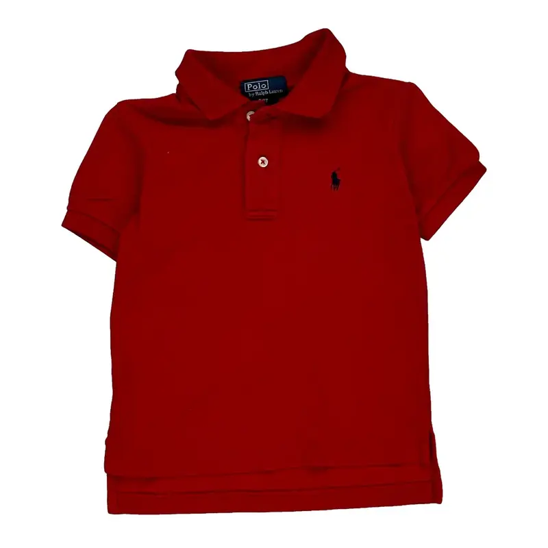 Age 3 Polo By Ralph Lauren Polo Shirt - XS Red Cotton | Size: x-small