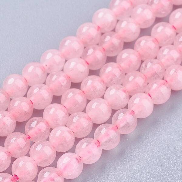 Natural Rose Quartz Bead Strands