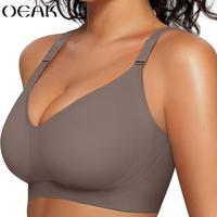 OEAK Women Comfort Push Up Bras Wireless Seamless Full Coverage Bra Buttery Soft Everyday Tshirt Bra
