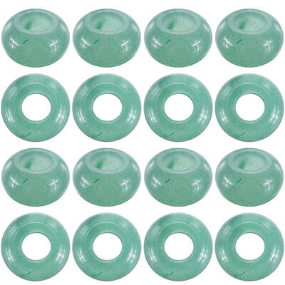 16Pcs Natural Green Aventurine European Beads