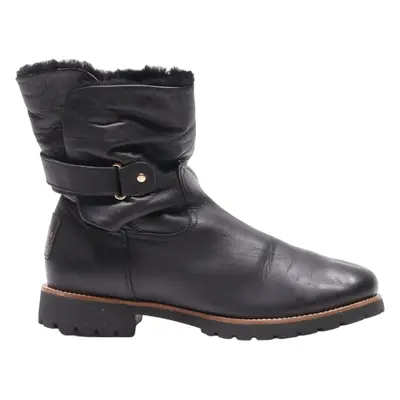 PANAMA JACK High Boots Black Leather Womens UK 7