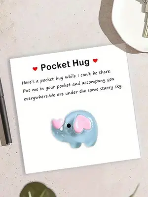 Cute Elephant & Heart Design Resin Pendant, Novelty DIY Making Supplies for Bracelet, Necklace, Handmade Gifts, DIY Jewelry...