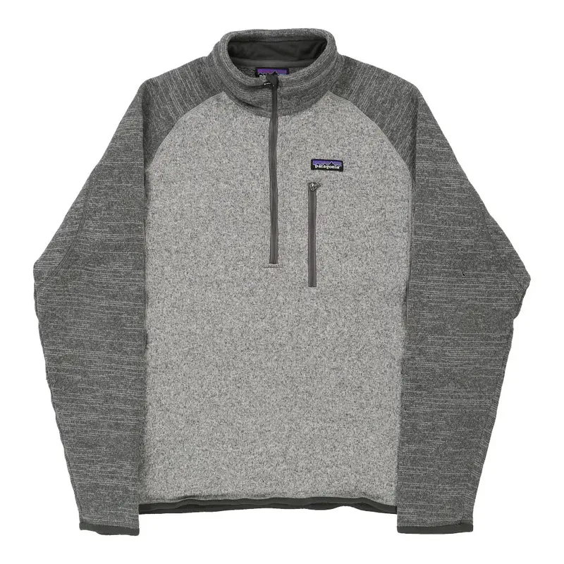 Patagonia Fleece - XL Grey Polyester