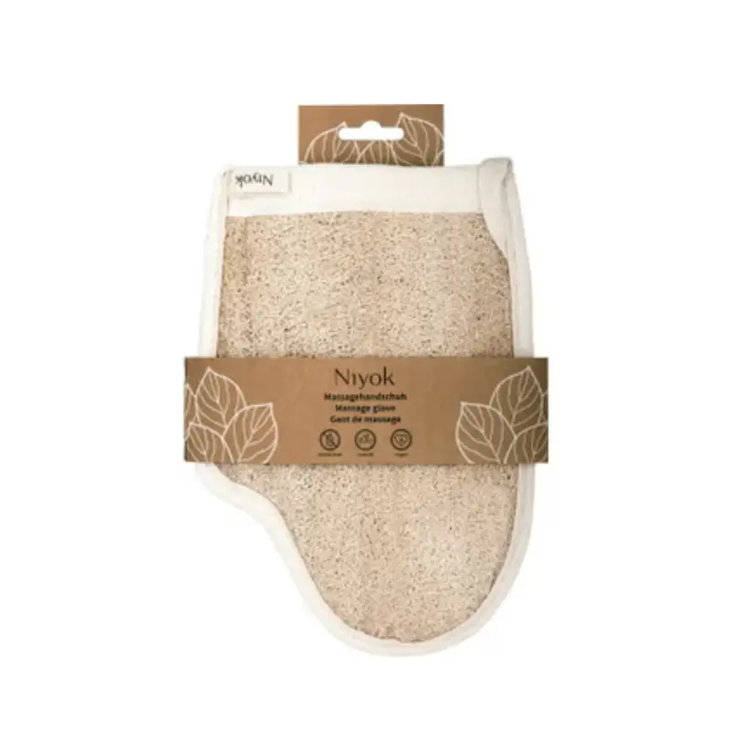 Niyok Massage Glove, Luffa and Cotton