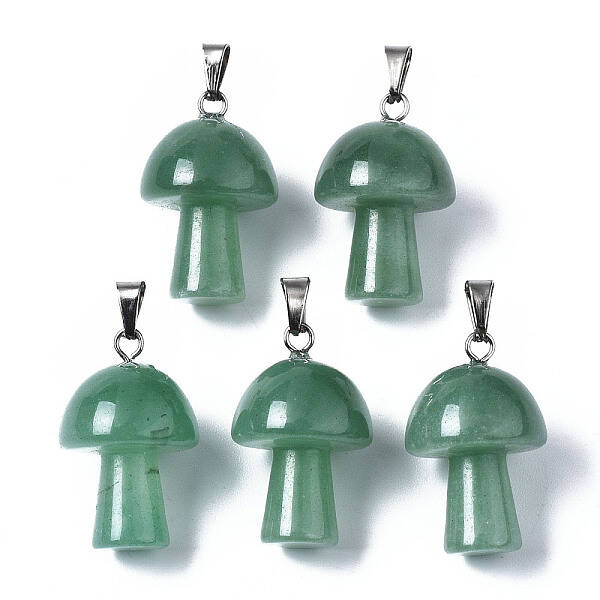 Natural Green Aventurine Pendants
