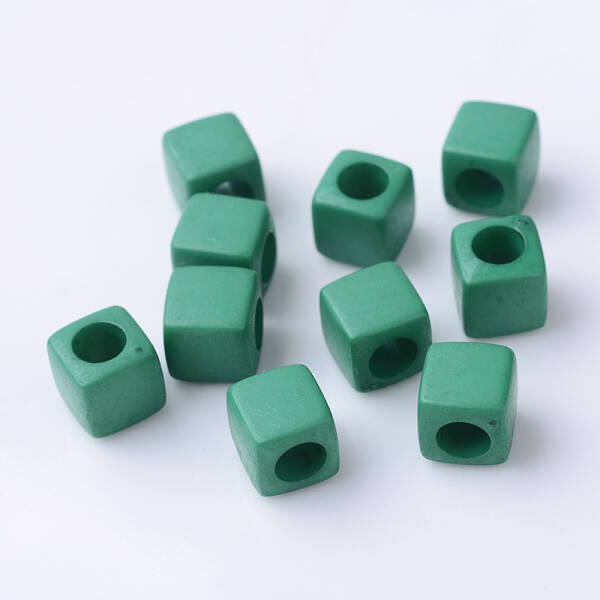 Solid Color Acrylic European Beads
