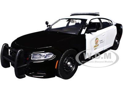 2023 Dodge Charger Pursuit Police Car LAPD (Los Angeles Police Department) Black and White Law Enforcement and Public Serv...