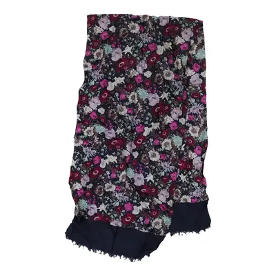 Unbranded Floral Scarf - No Size Blue Polyester