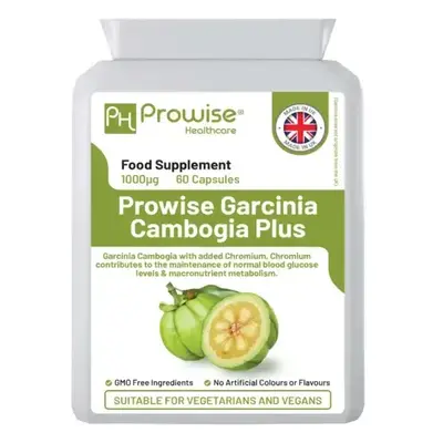 Garcinia Cambogia 1000mg Daily Dosage with Chromium 60 Vegan Capsules | Natural Supplement for Men & Women | Garcinia Cambogi...
