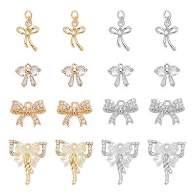 Alloy & Brass Cubic Zirconia Charms