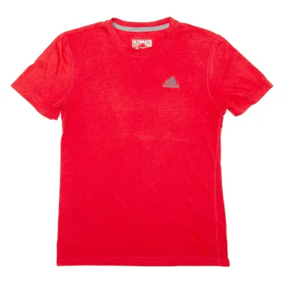 ADIDAS Mens T-Shirt Red S