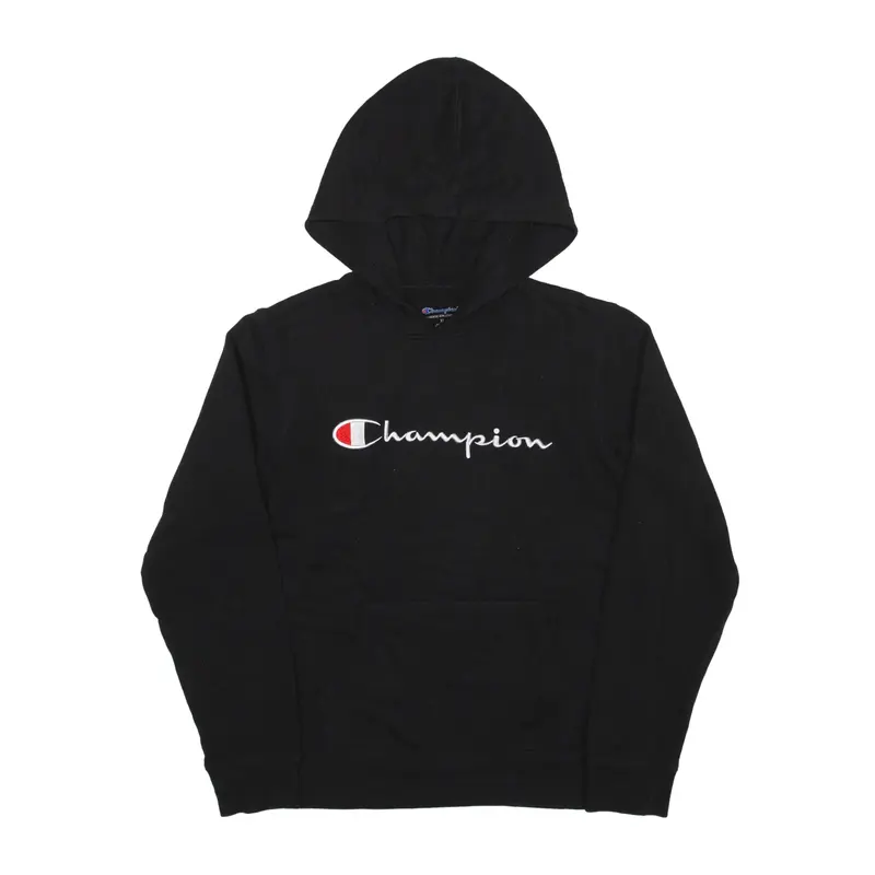CHAMPION Hoodie Black Pullover Boys XL